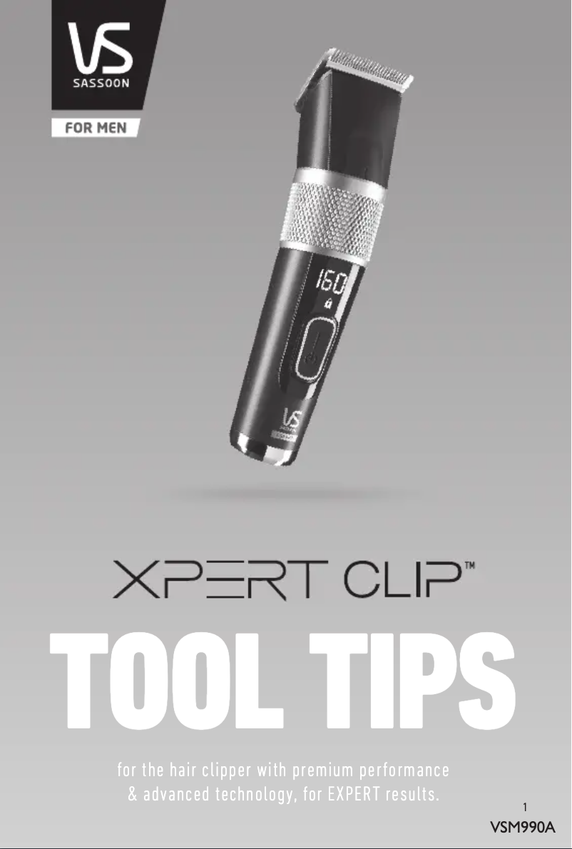 Image de la première page du manuel de l'appareil Xpert Clip VSM990A