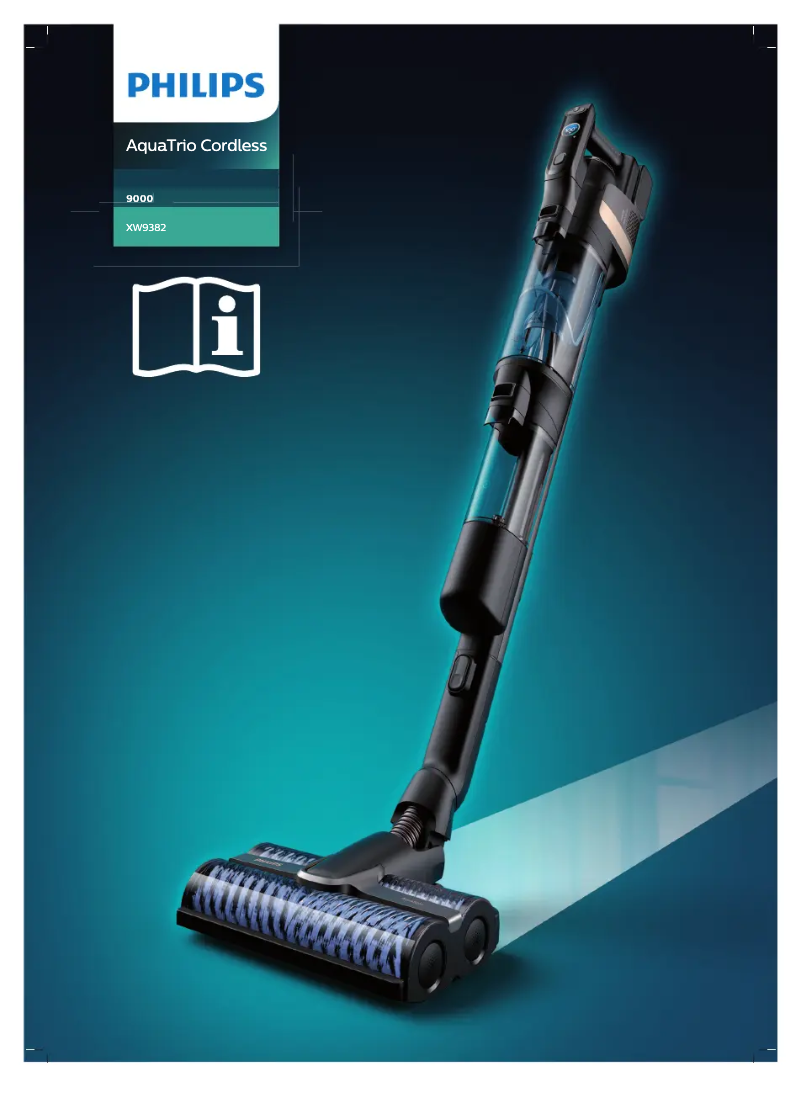 Image de la première page du manuel de l'appareil AquaTrio Cordless XW9382
