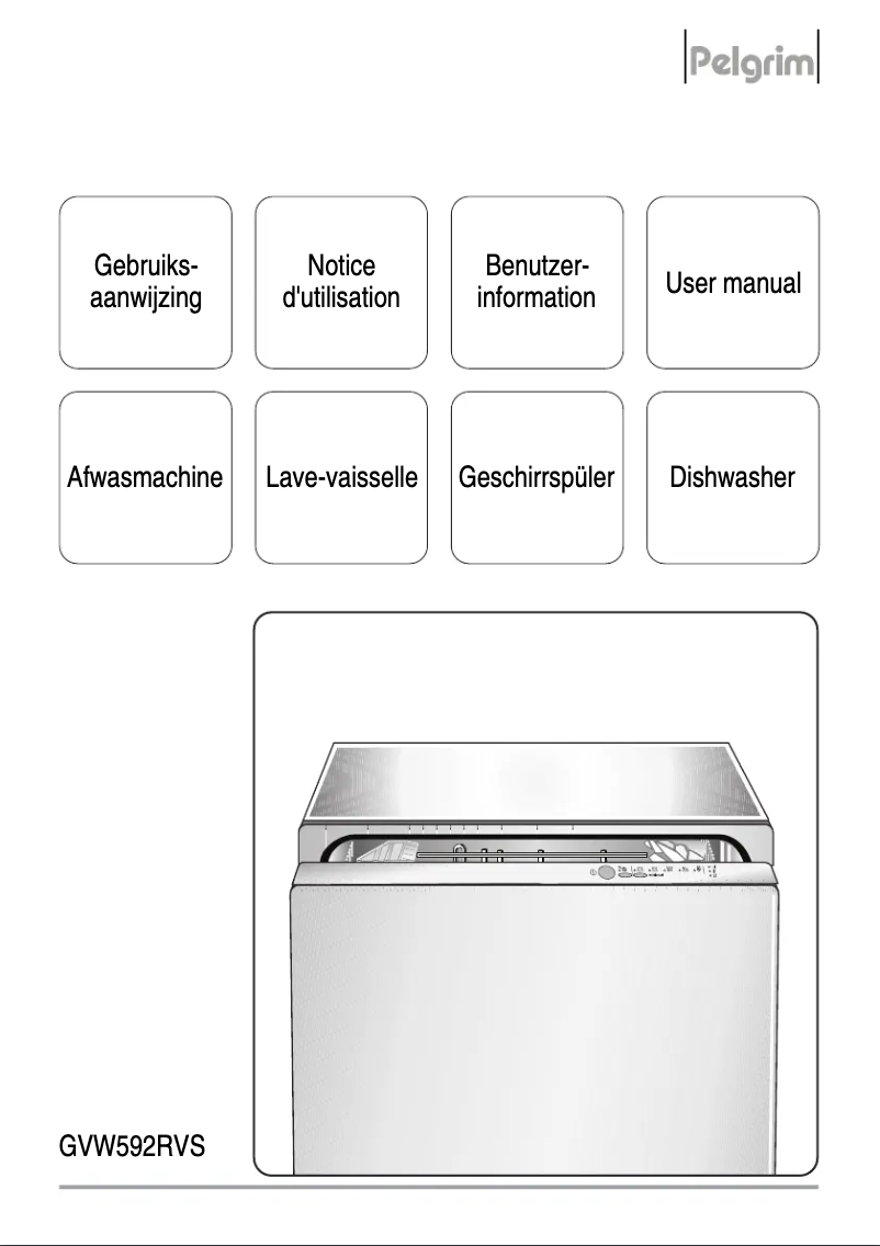 Page 1 de la notice Manuel utilisateur Pelgrim GVW592RVS