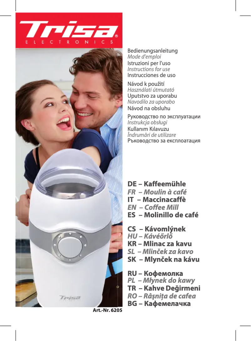 Page n°1 - Manuel utilisateur Trisa Mulino Caffe