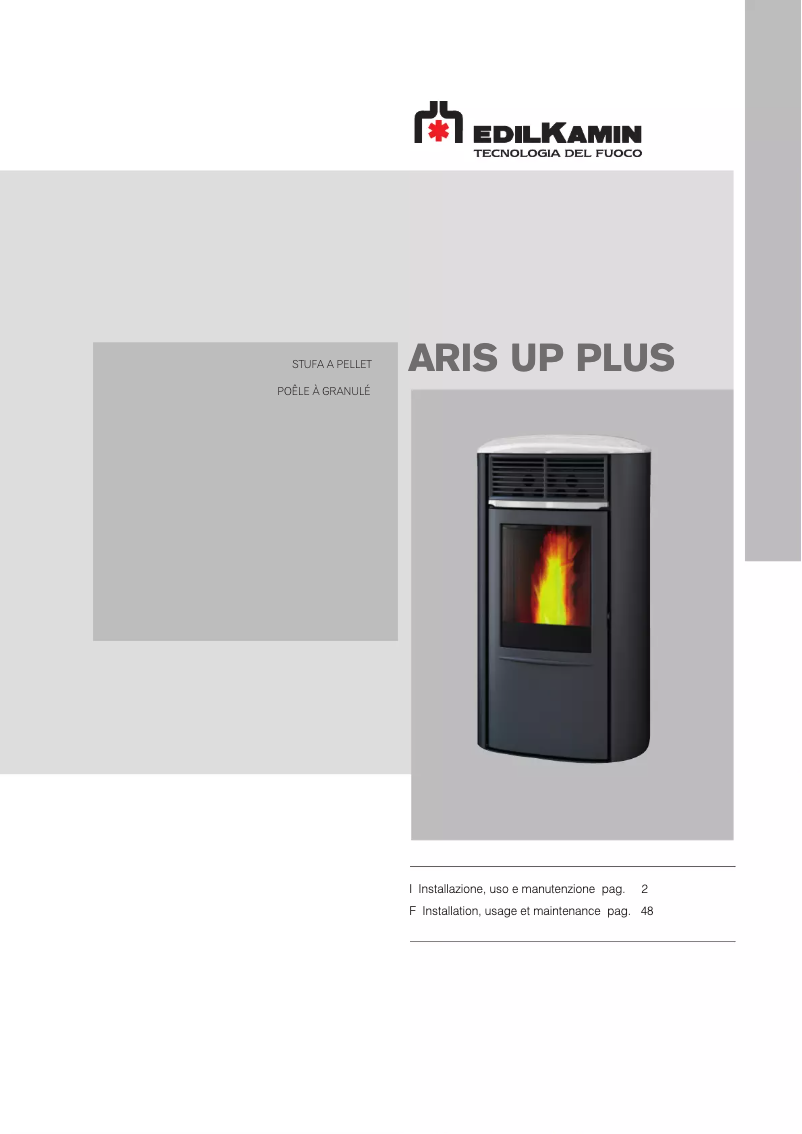 Page n°1 - Manuel utilisateur Edilkamin ARIS UP PLUS