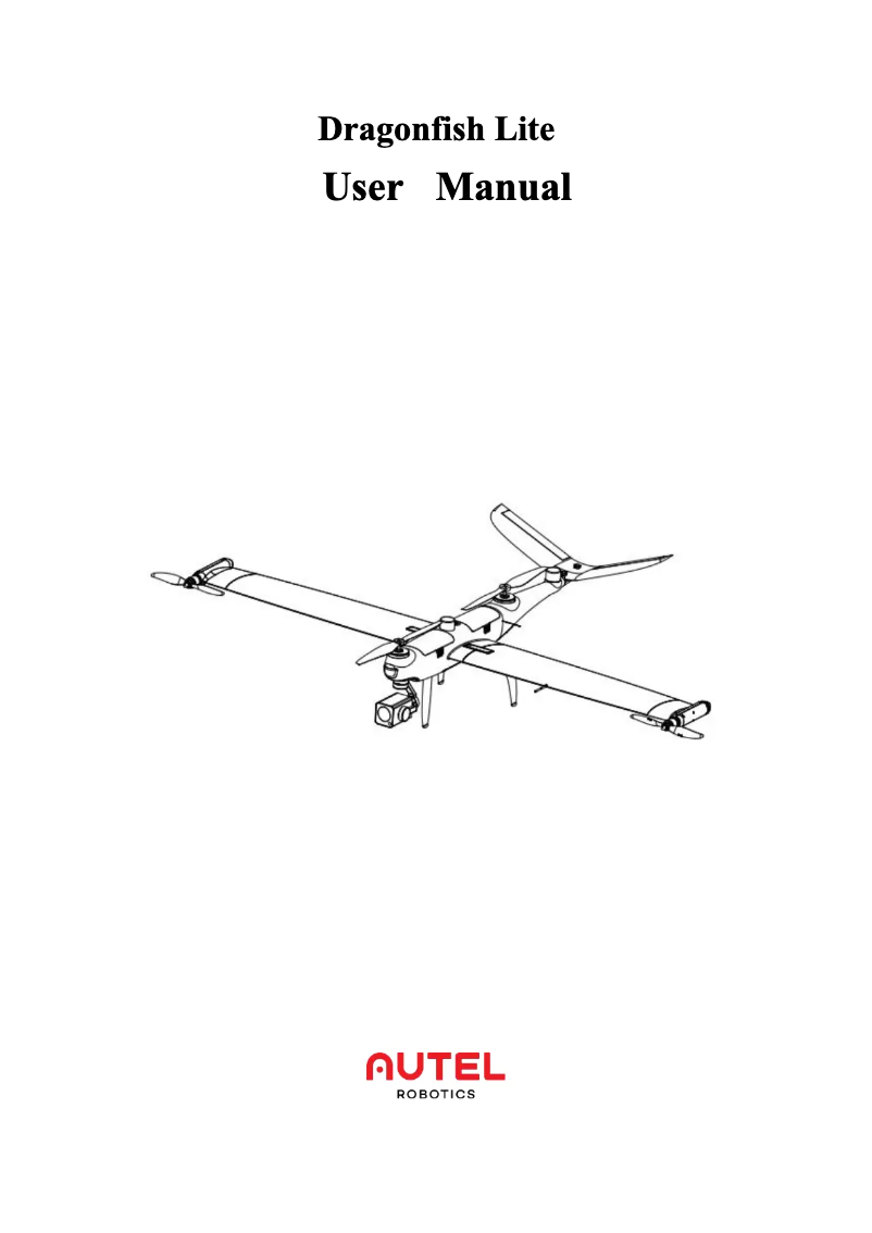 Page 1 de la notice Manuel utilisateur Autel Dragonfish Lite