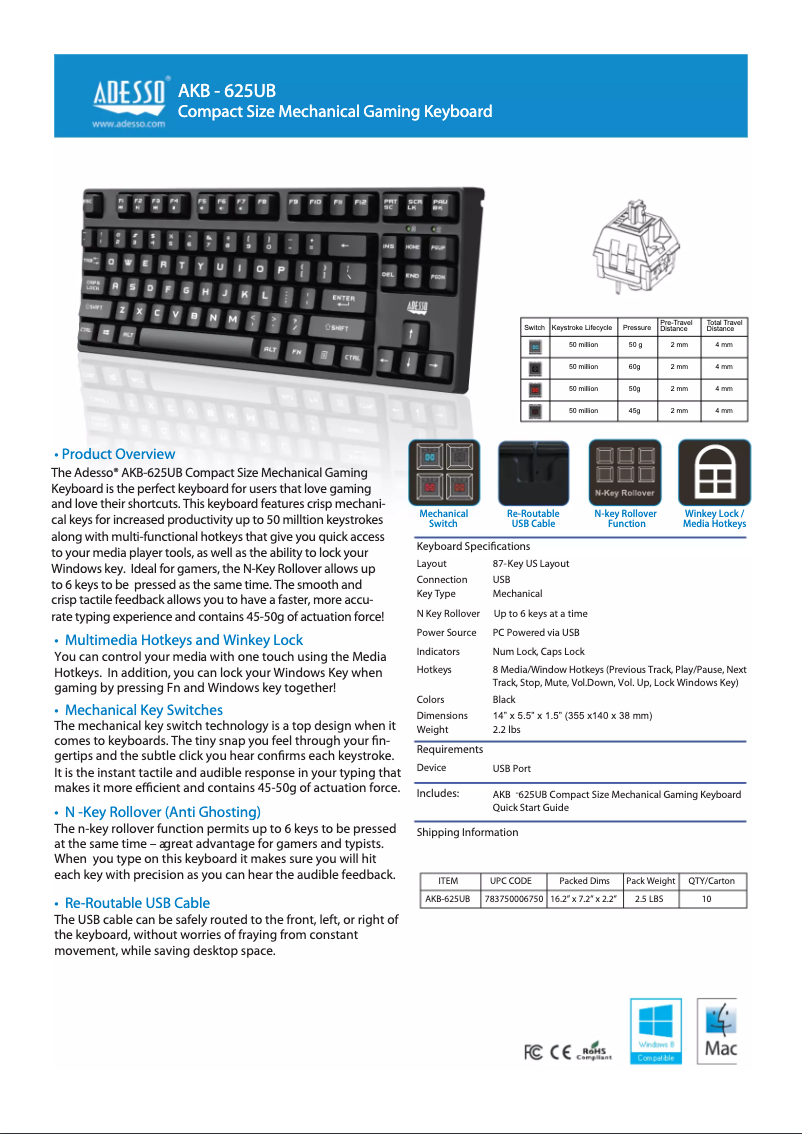 Image de la première page du manuel de l'appareil EasyTouch 625