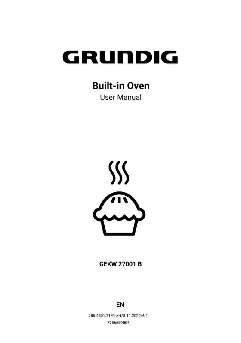 Page 1 de la notice Manuel utilisateur Grundig GEKW 27001 B