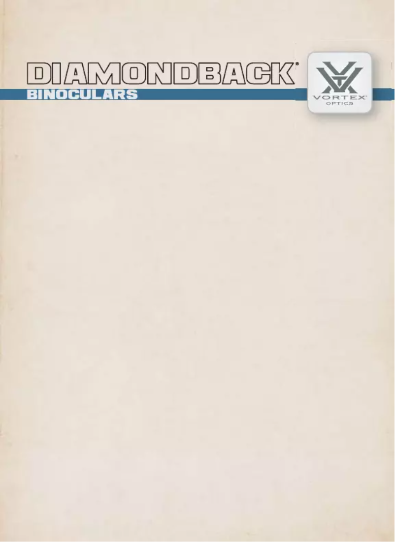 Page 1 de la notice Manuel utilisateur Vortex Diamondback 8.5x50