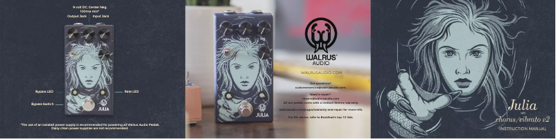 Page n°1 - Manuel utilisateur Walrus Audio Julia V2