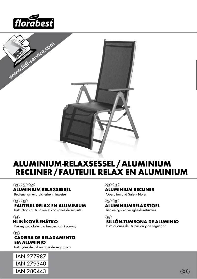 Image de la première page du manuel de l'appareil IAN 279340