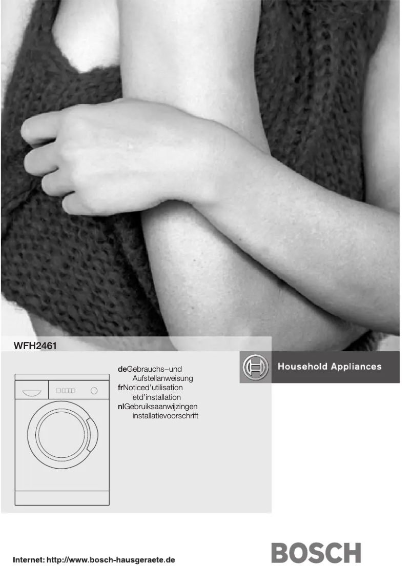 Page n°1 - Manuel utilisateur Bosch WFH2461