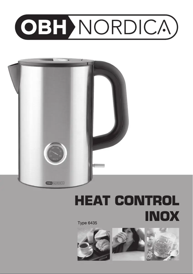 Page n°1 - Manuel utilisateur OBH Nordica Heat Control Inox