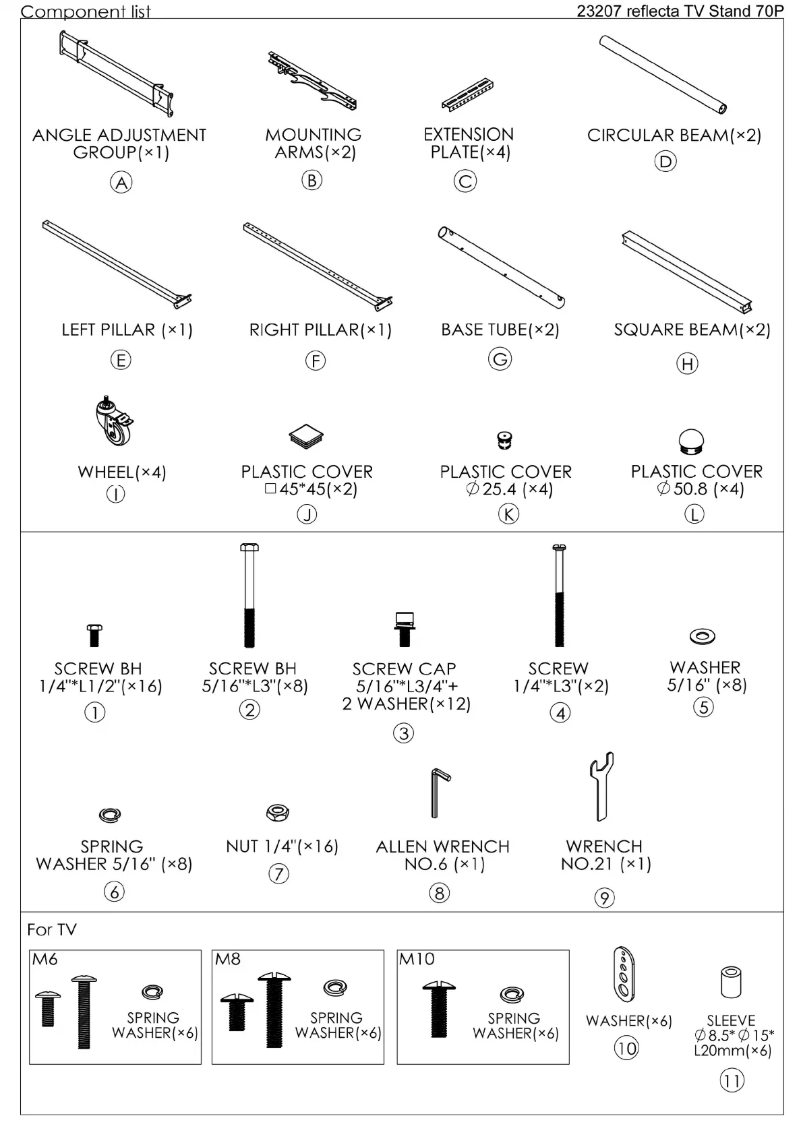 Page 1 de la notice Manuel utilisateur Reflecta 23207