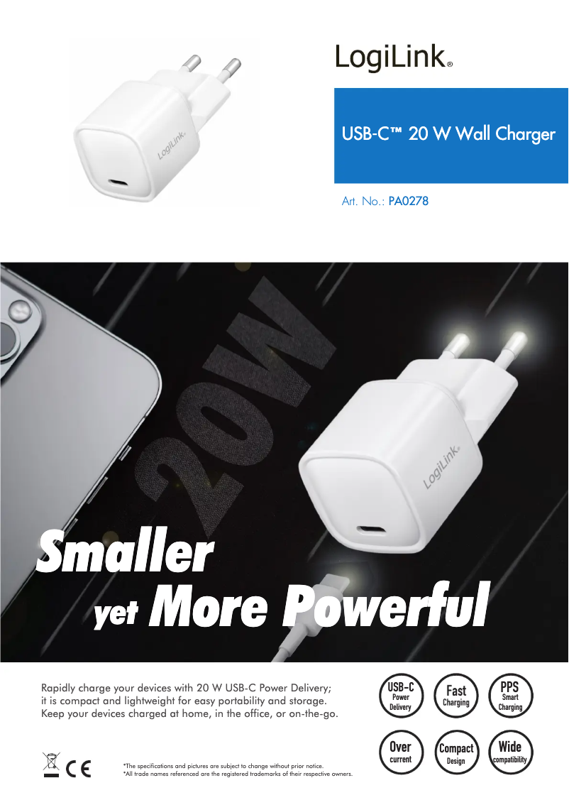 Image de la première page du manuel de l'appareil PA0278