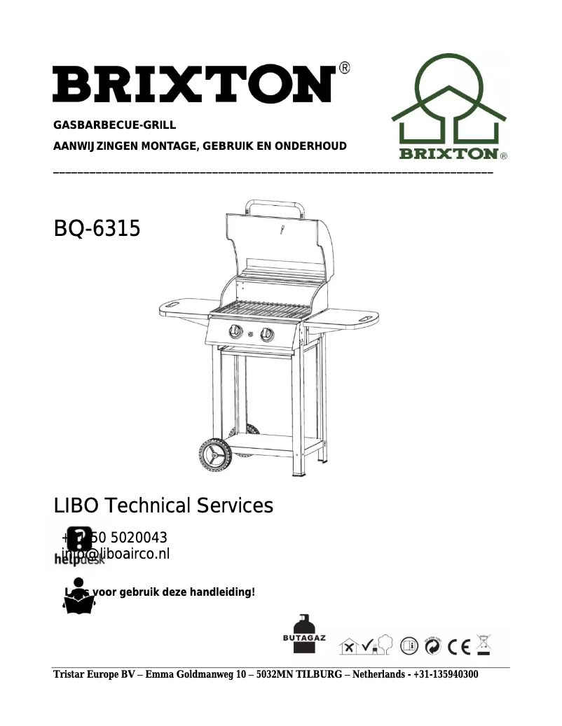 Image de la première page du manuel de l'appareil BQ-6315