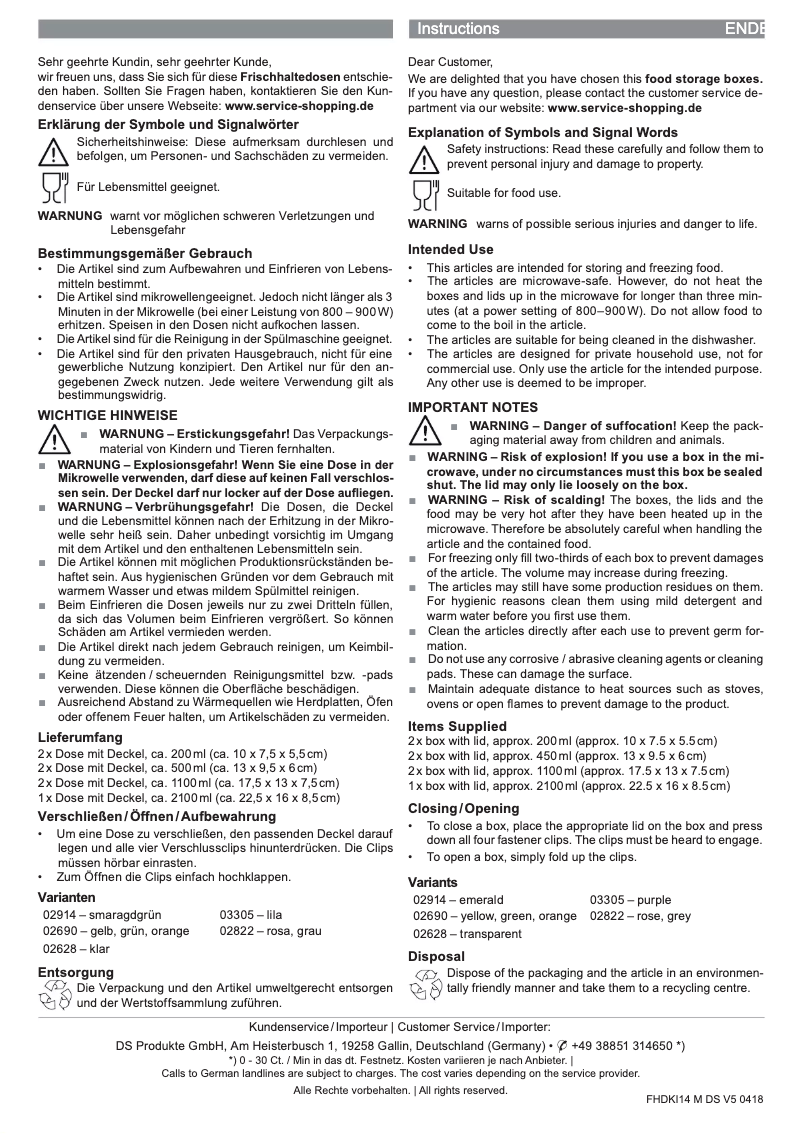Image de la première page du manuel de l'appareil 02824