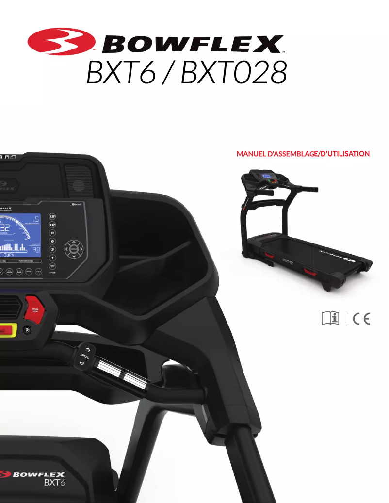 Página 1 del manual Guía de inicio rápido Bowflex BXT028