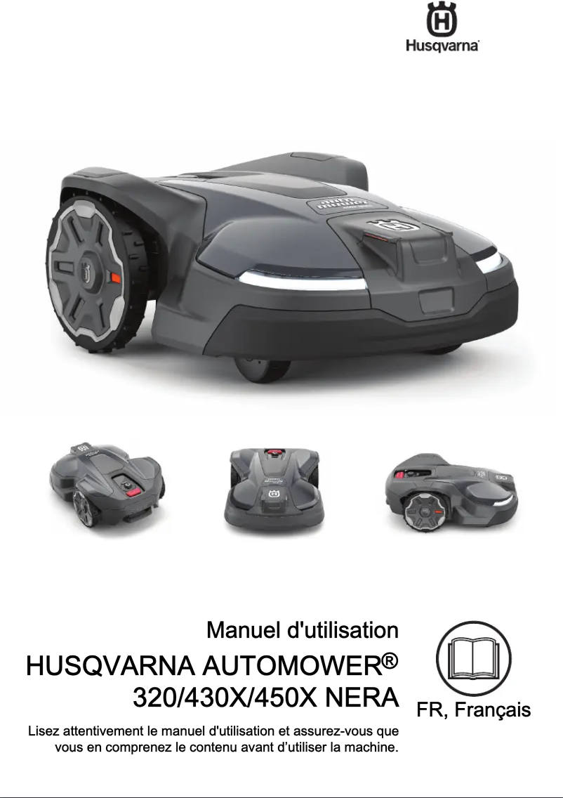 Page 1 de la notice Manuel utilisateur Husqvarna Automower 430X NERA