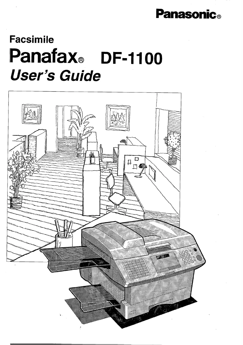 Page 1 de la notice Manuel utilisateur Panasonic Panafax DF-1100