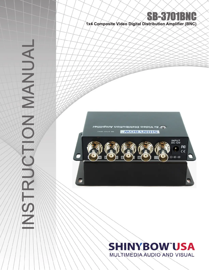 Imagen de la primera página del manual del dispositivo SB-3701BNC
