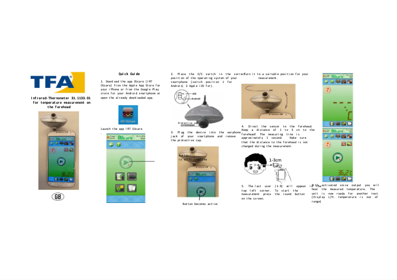 Page n°1 - Manuel utilisateur TFA 31.1133