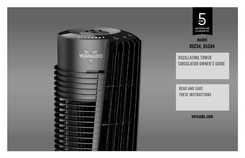 Página 1 del manual Manual de usuario Vornado OSC84