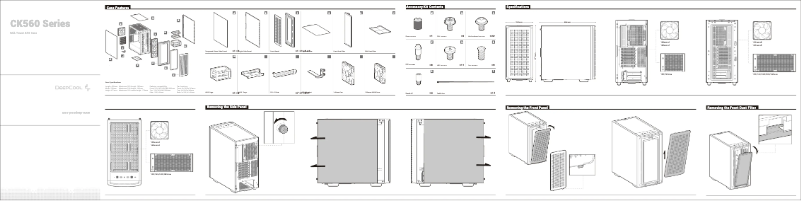 Page 1 de la notice Manuel utilisateur DeepCool CK560