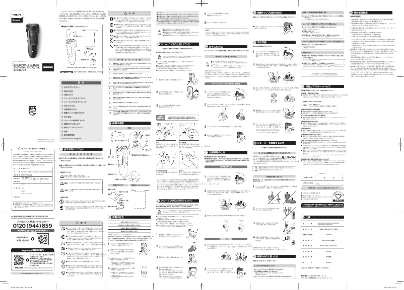 Page n°1 - Manuel utilisateur Philips Series 1000 S1035