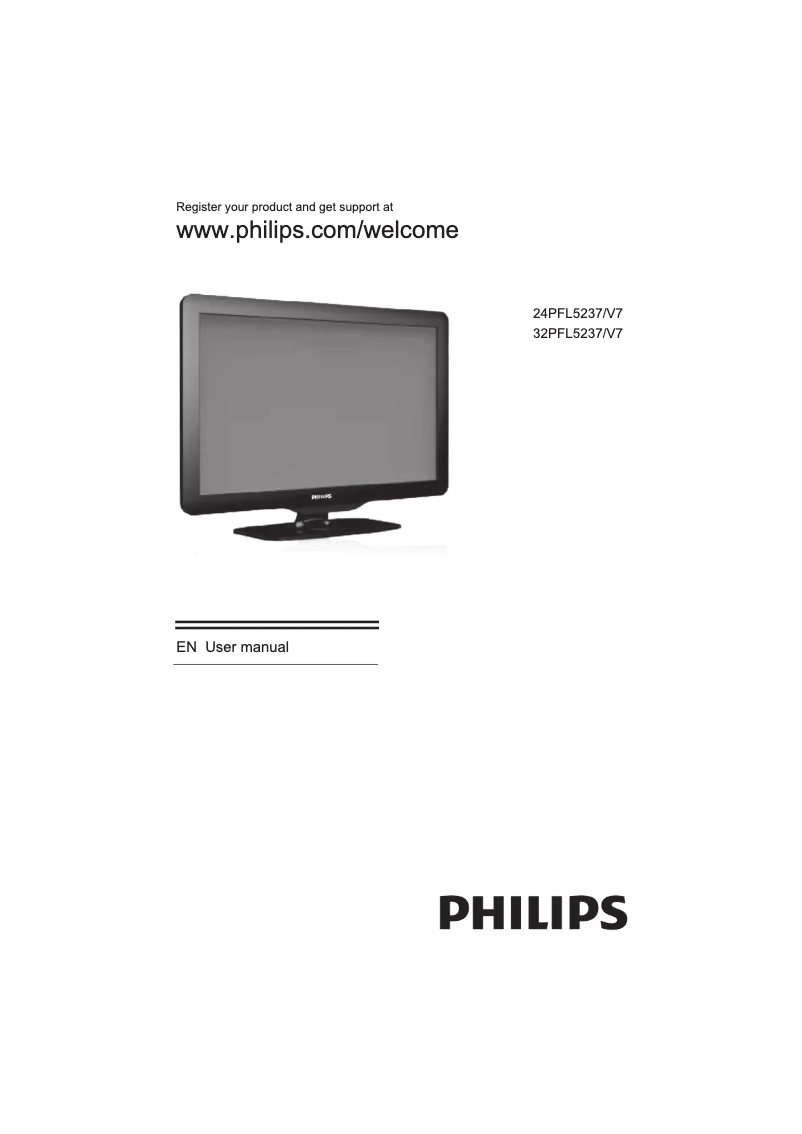 Image de la première page du manuel de l'appareil 32PFL5237