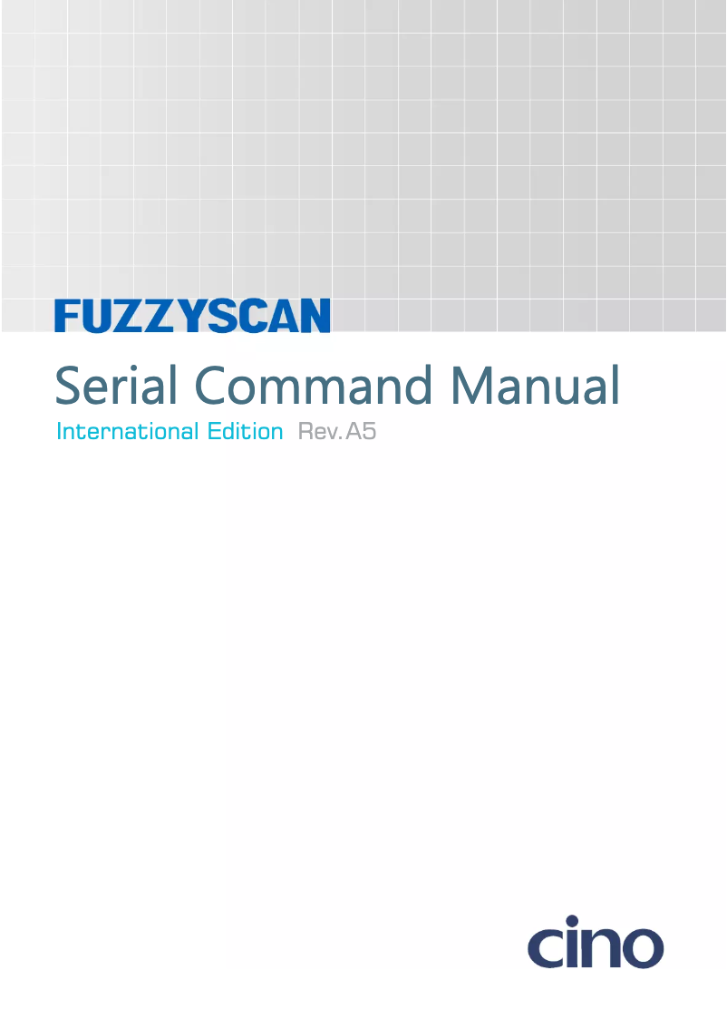 Page n°1 - Manuel utilisateur Cino FM480