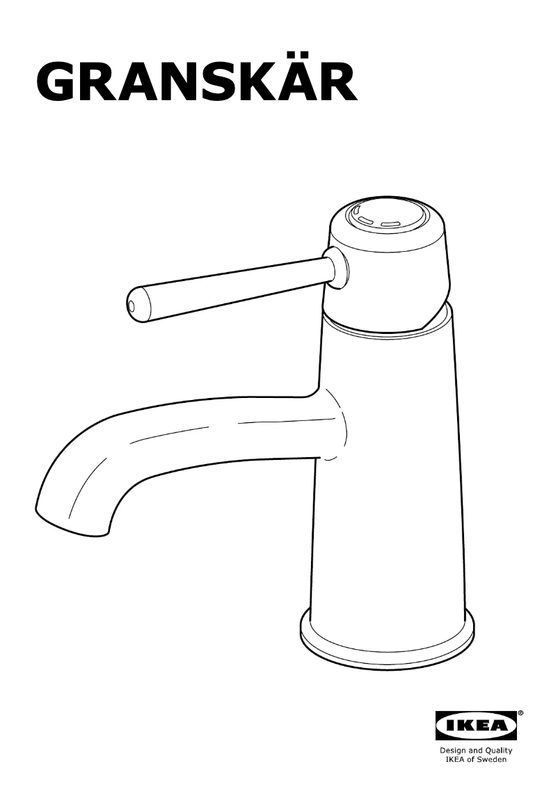 Image de la première page du manuel de l'appareil GRANSKAR