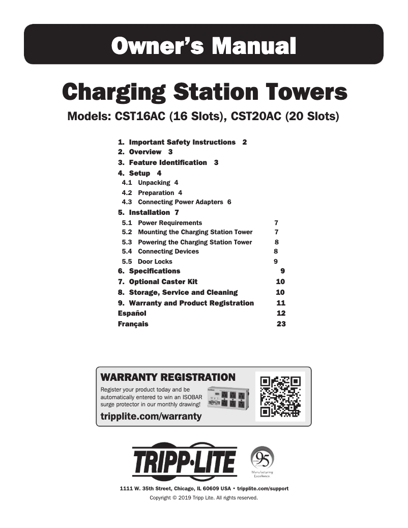 Image de la première page du manuel de l'appareil CST16AC