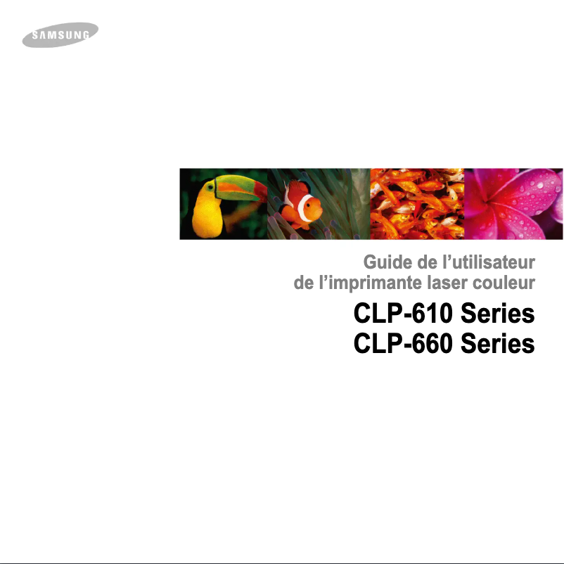 Image de la première page du manuel de l'appareil CLP-660N