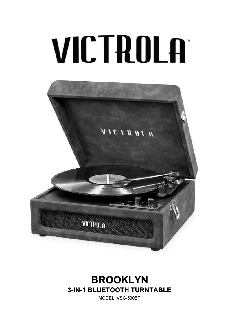 Page n°1 - Manuel utilisateur Victrola Brooklyn VSC-590BT