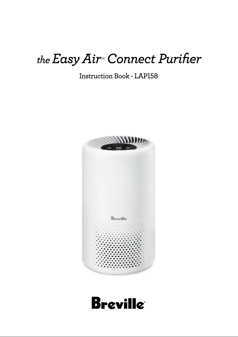 Image de la première page du manuel de l'appareil Easy Air Connect LAP158