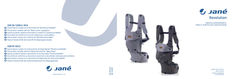 Page 1 de la notice Manuel utilisateur Jane Revolution