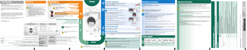 Page 1 de la notice Manuel utilisateur Siemens WT46W564BY