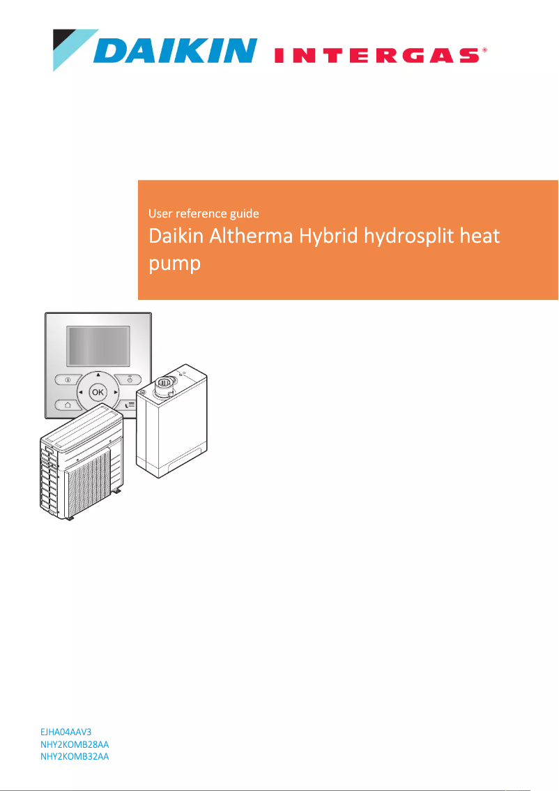 Image de la première page du manuel de l'appareil EJHA04AAV3