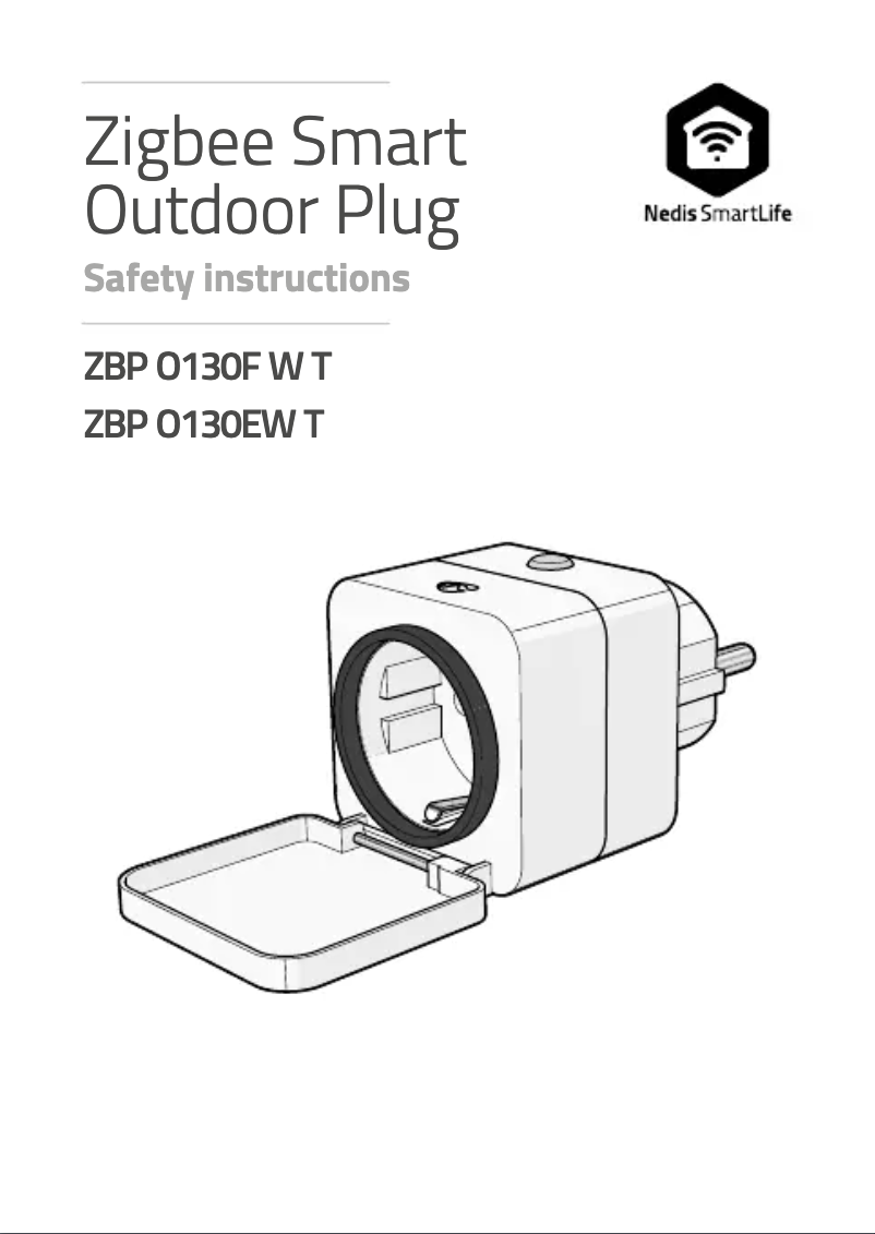 Page 1 de la notice Manuel utilisateur Nedis ZBPO130FWT