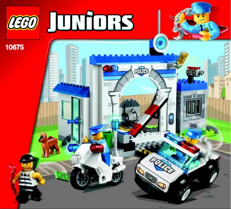 Page 1 de la notice Manuel utilisateur Lego Juniors 10675