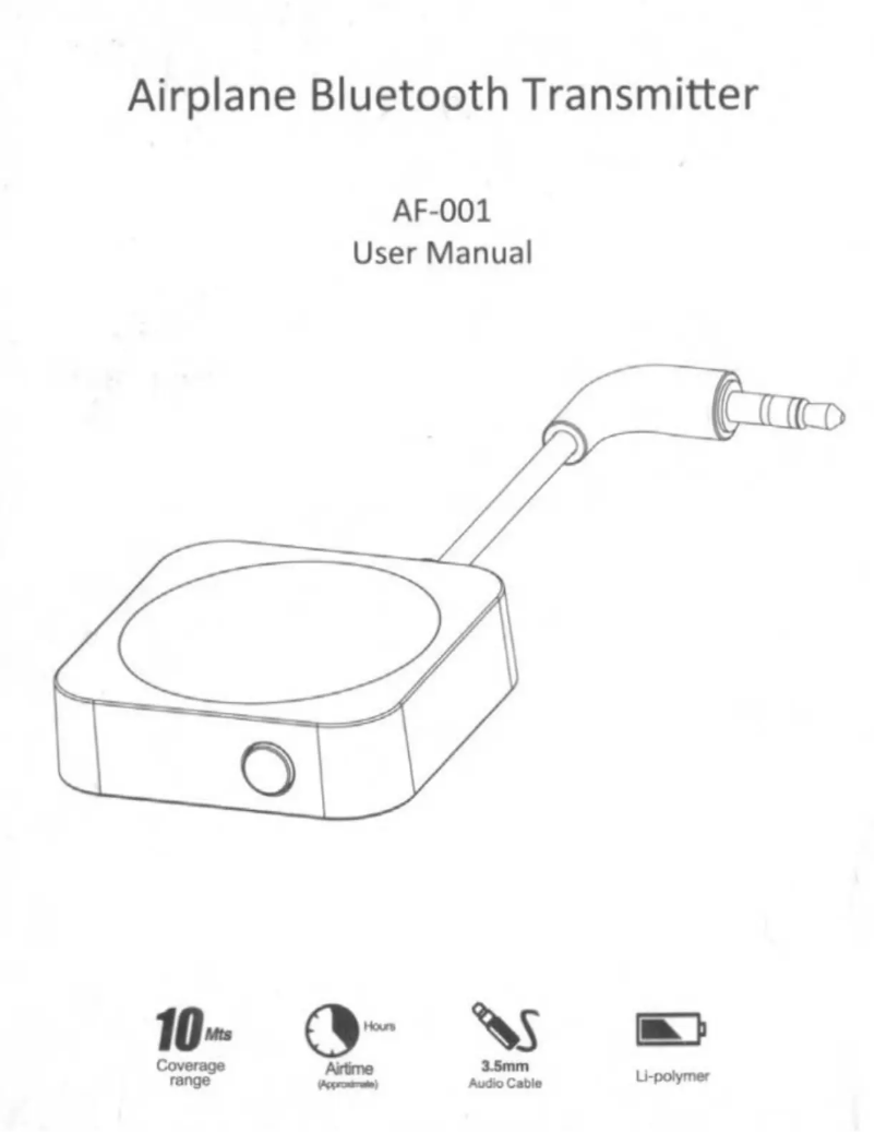 Page n°1 - Manuel utilisateur Nuheara AF-001