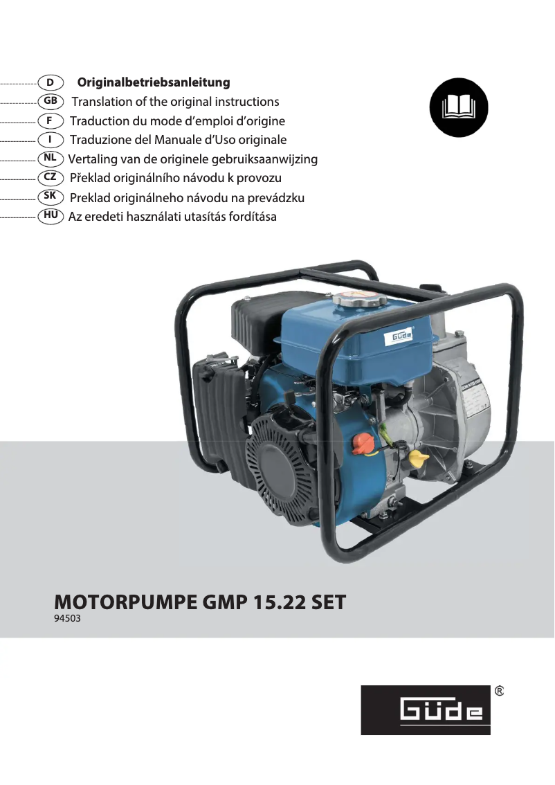 Page n°1 - Manuel utilisateur Güde GMP 15.22 SET