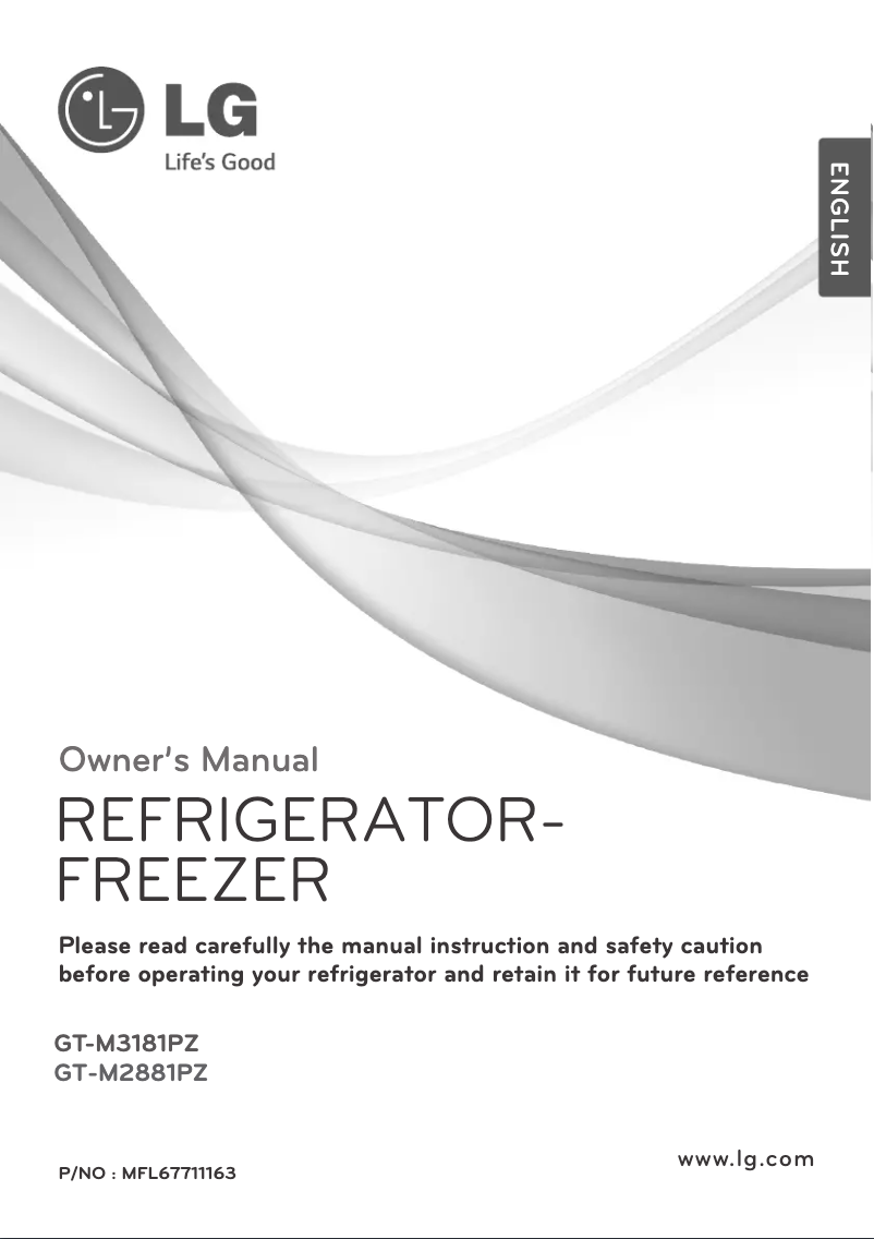 Page 1 de la notice Manuel utilisateur LG GT-M3181PZ