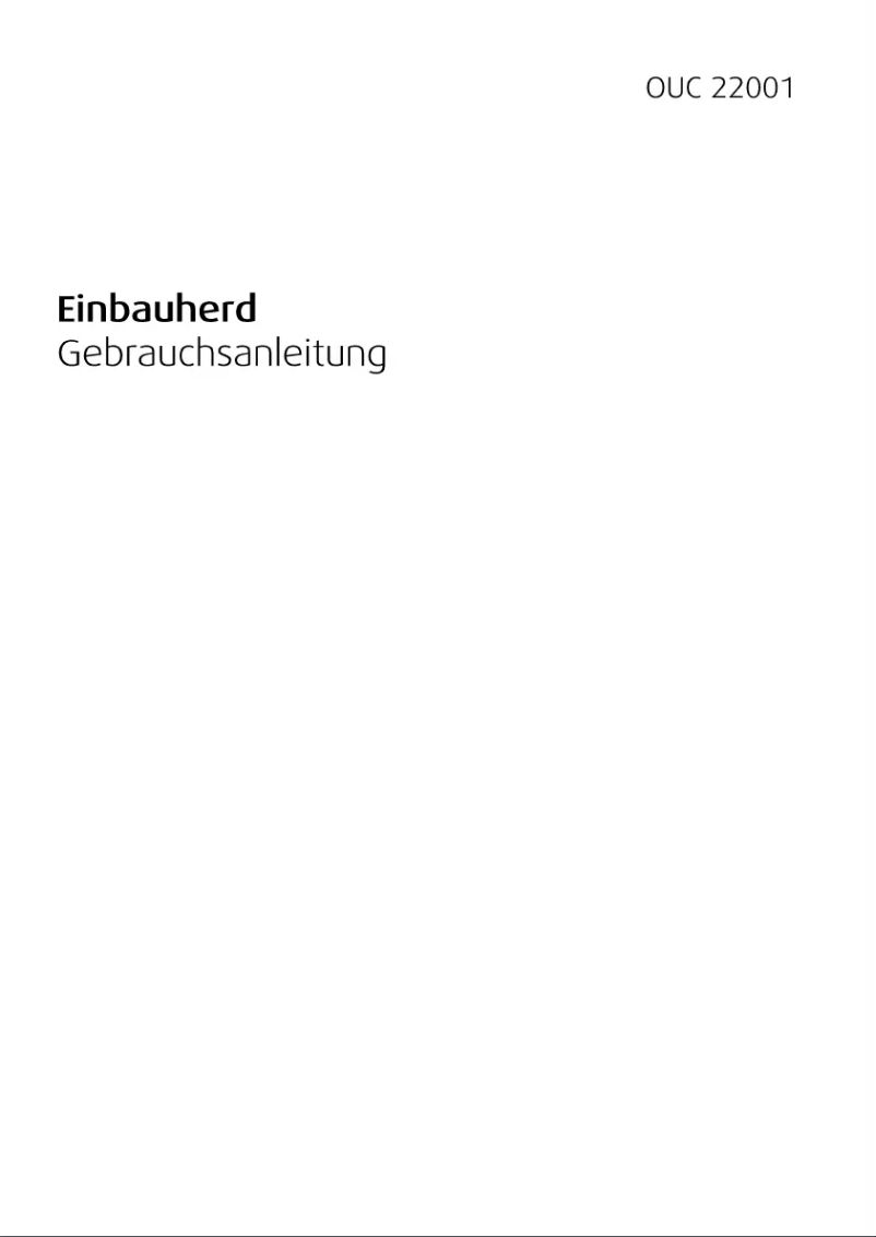 Image de la première page du manuel de l'appareil OUC 22001