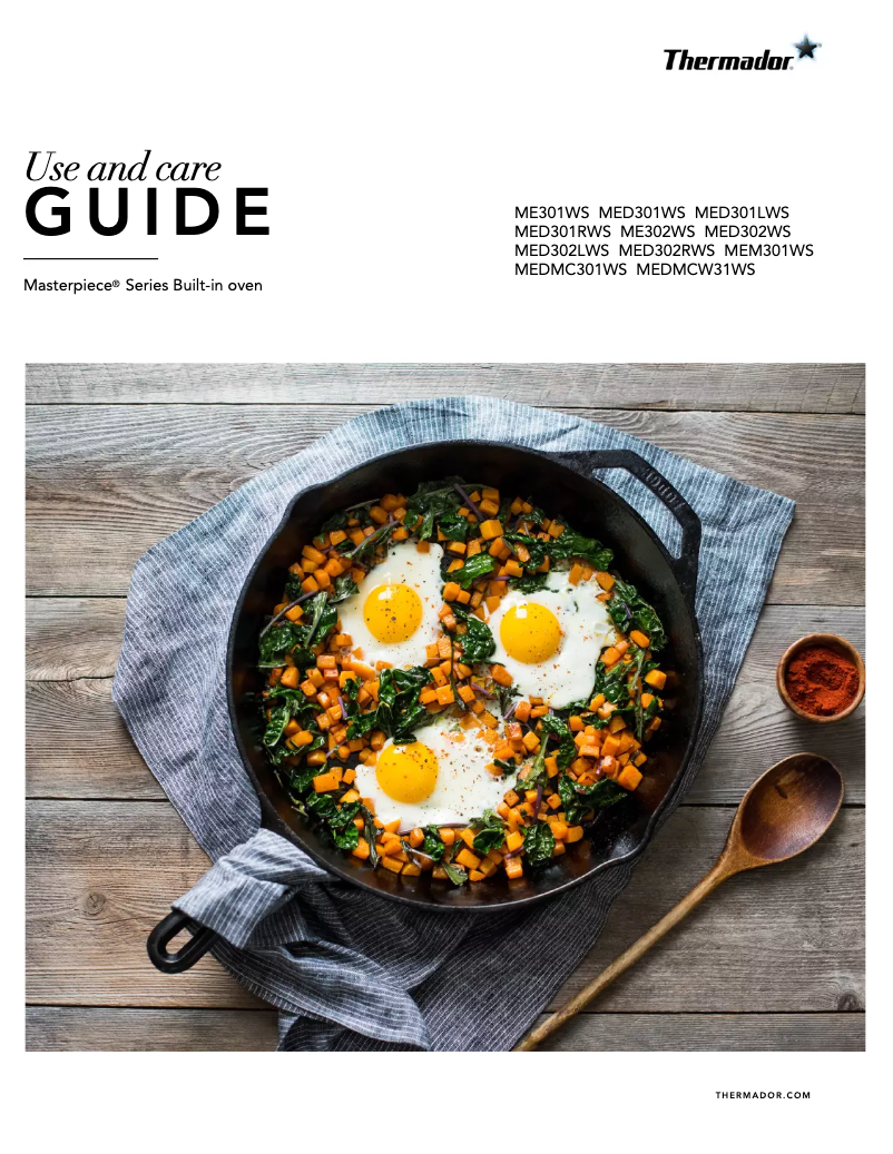Page n°1 - Manuel utilisateur Thermador PODMCW31W