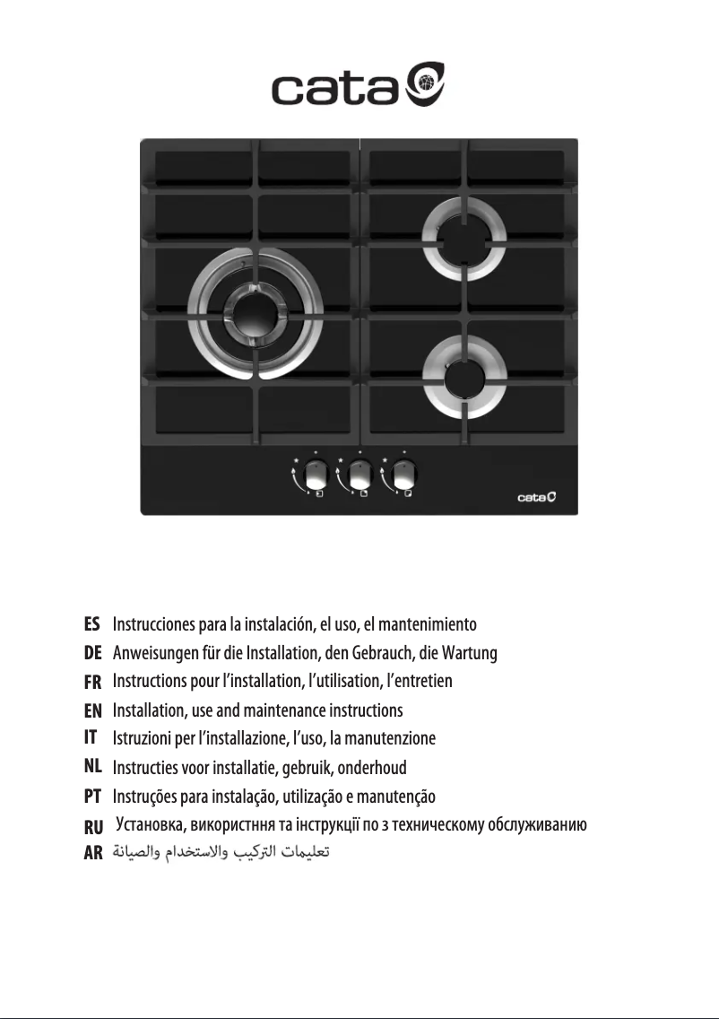 Página 1 del manual Manual de usuario CATA GI 6031 X