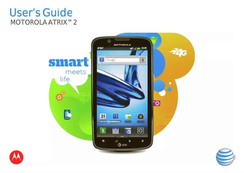 Image de la première page du manuel de l'appareil Atrix 2