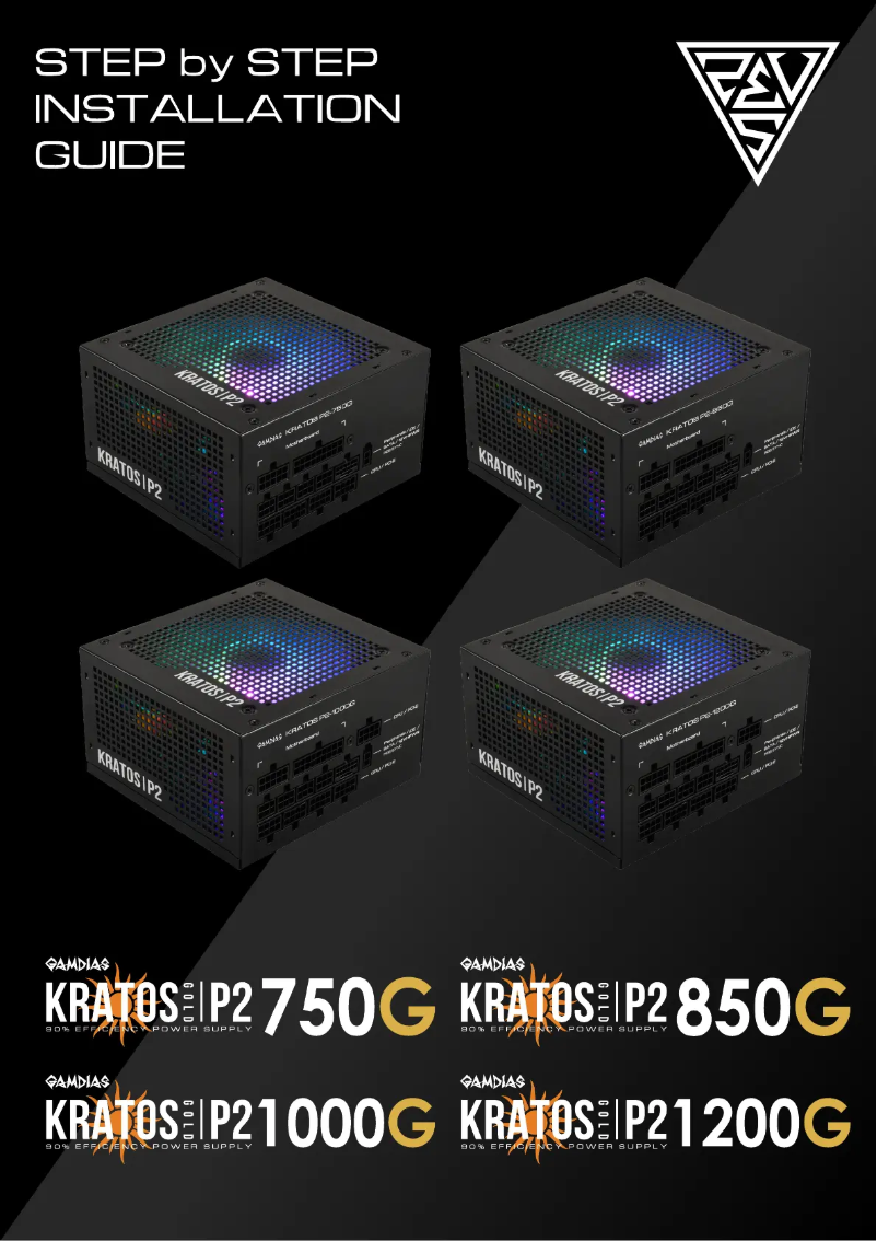 Page n°1 - Manuel utilisateur Gamdias Kratos P2-1000G