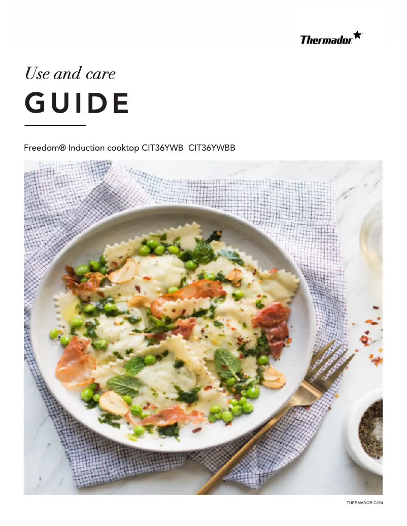 Page 1 de la notice Manuel utilisateur Thermador CIT36YWBB