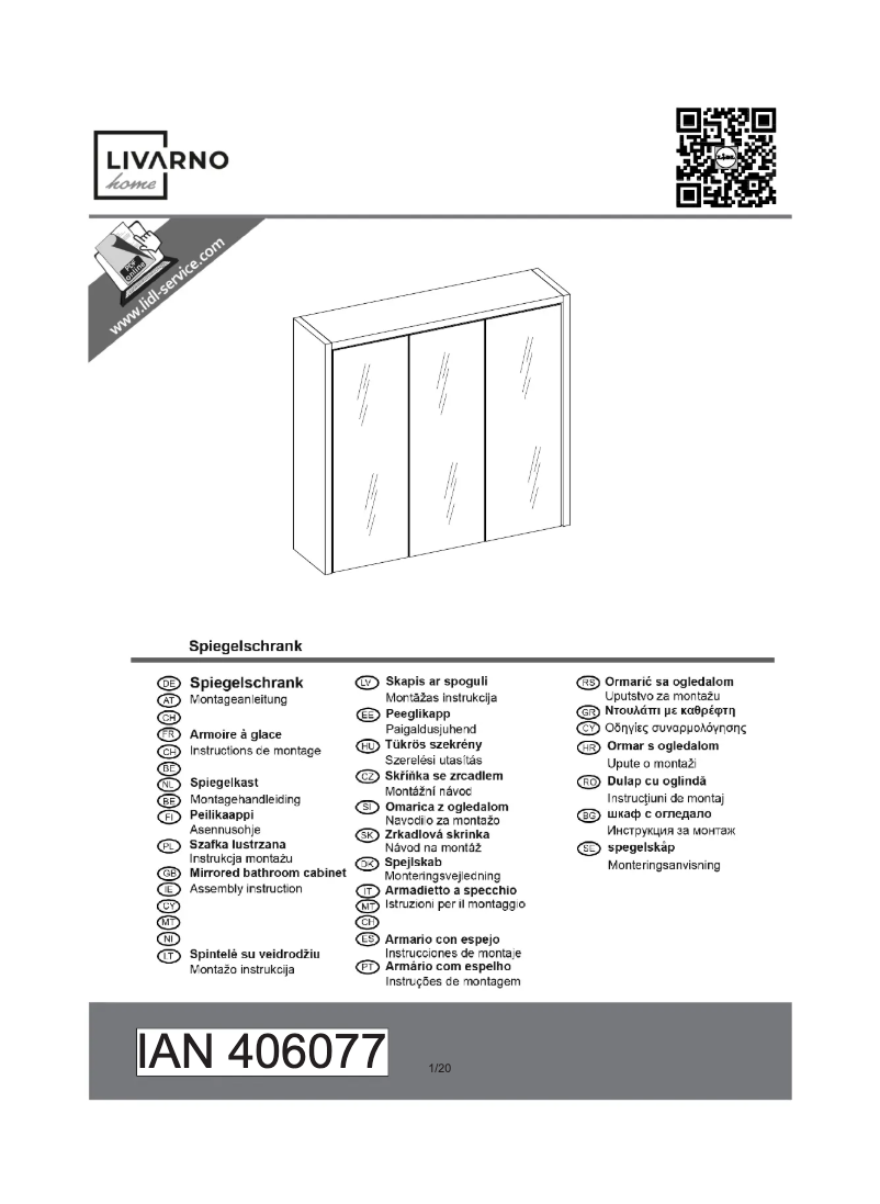 Page n°1 - Manuel utilisateur Livarno Lux IAN 377190