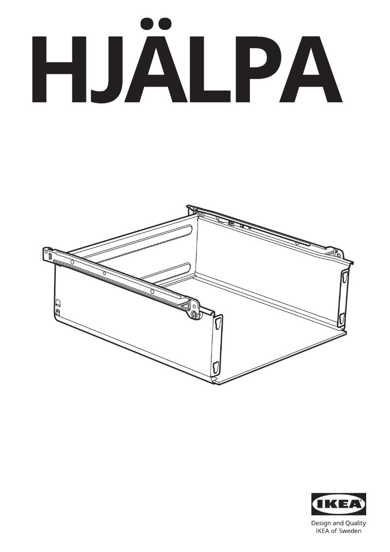 Image de la première page du manuel de l'appareil HJÄLPA 603.309.79