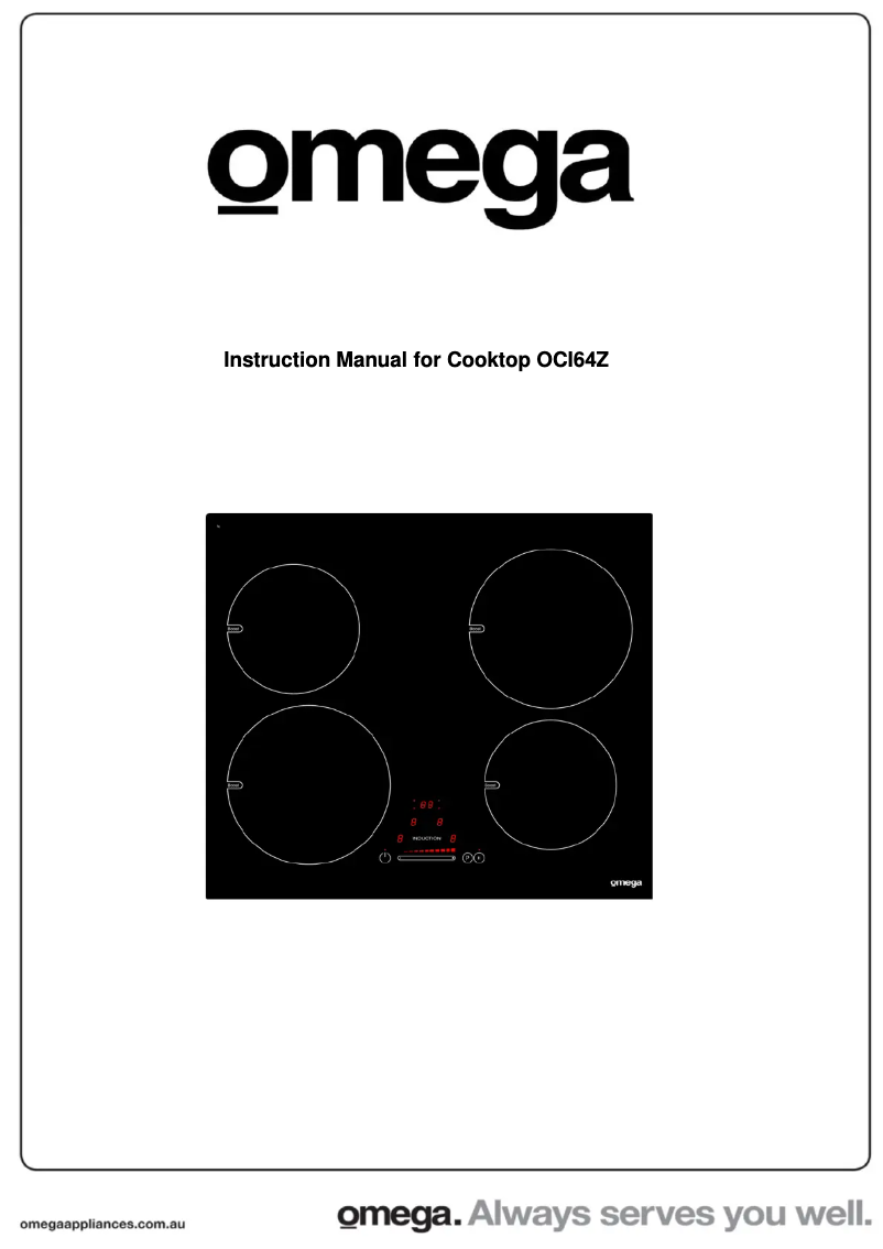 Page 1 de la notice Manuel utilisateur Omega OCI64Z