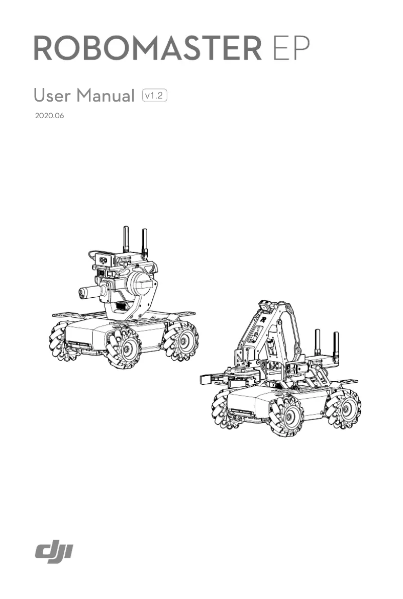 Page n°1 - Manuel utilisateur DJI RoboMaster EP